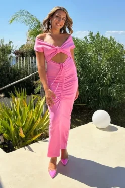 Exclusive Ramos Dress Pink