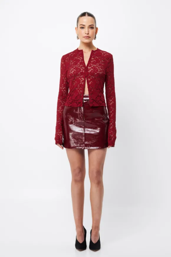 Fervour Cardigan Crimson