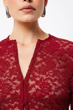 Fervour Cardigan Crimson