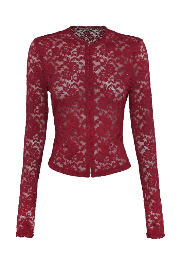 Fervour Cardigan Crimson