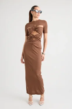 Florence Dress Chocolate