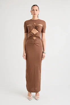 Florence Dress Chocolate