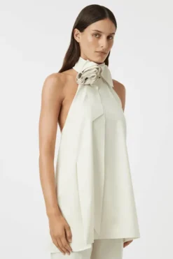 Floris Top Ivory Marle