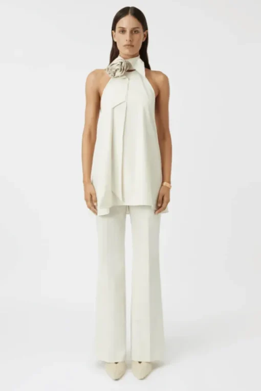 Floris Top Ivory Marle