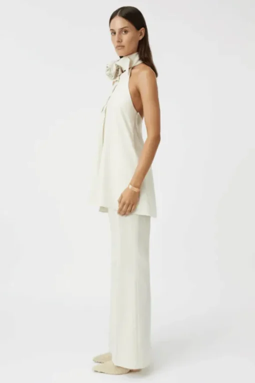 Floris Top Ivory Marle