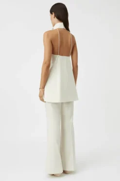 Floris Top Ivory Marle