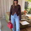 Frances Cardigan Chocolate