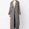 Franklin Trench Coat Charcoal