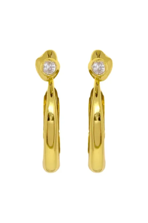 Gaia Earrings Gold