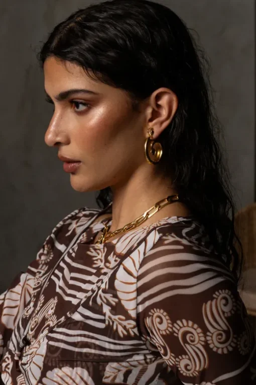 Gaia Earrings Gold
