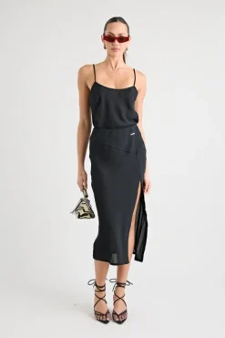 Gianni Scoop Cami Black