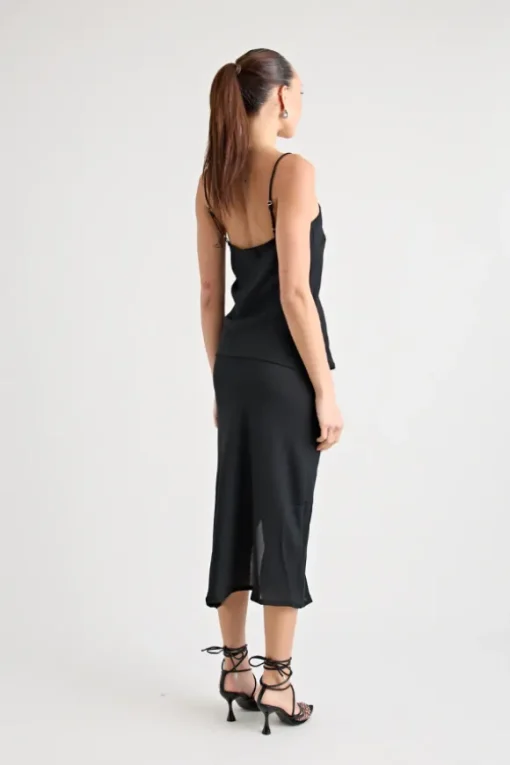 Gianni Scoop Cami Black