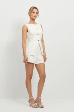 Good Vibes Top White