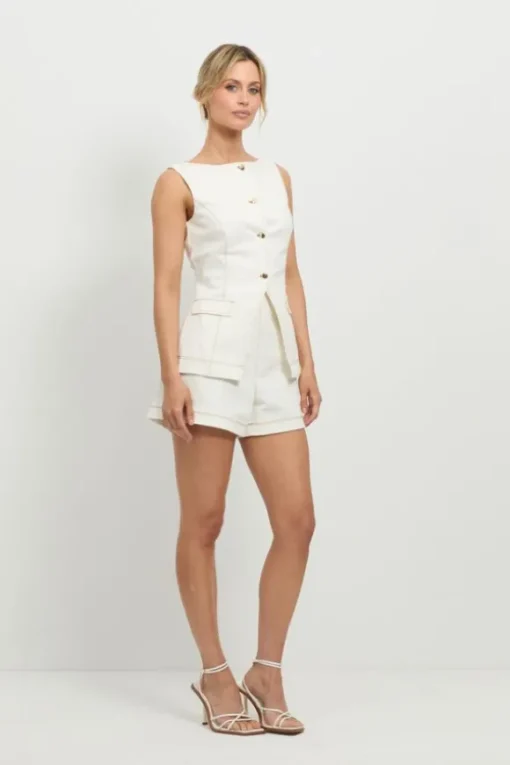 Good Vibes Top White