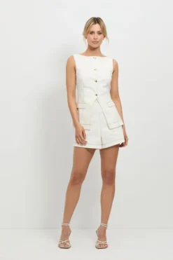 Good Vibes Top White