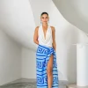 Greco Disco Sarong Blue Greco Key