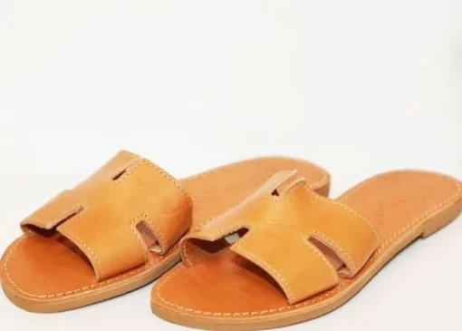 H Sandals Tan