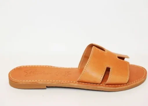 H Sandals Tan