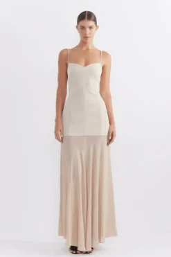 Harriette Maxi Dress Stone