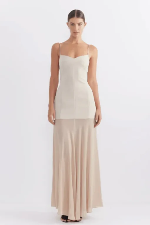 Harriette Maxi Dress Stone