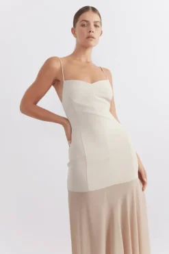 Harriette Maxi Dress Stone