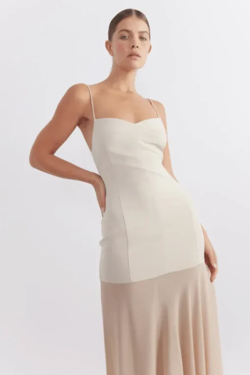 Harriette Maxi Dress Stone