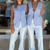 Helena Gilet Blue