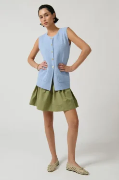 Helena Gilet Blue