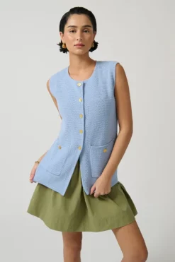 Helena Gilet Blue