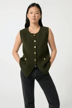Helena Gilet Khaki