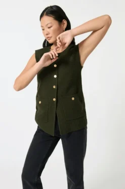 Helena Gilet Khaki