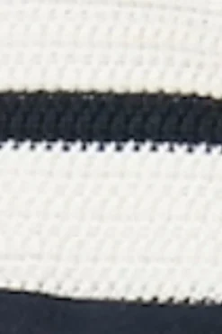 Helena Gilet Stripe I Navy/White