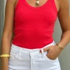 Isabella Tank Red
