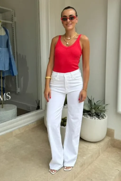 Isabella Tank Red