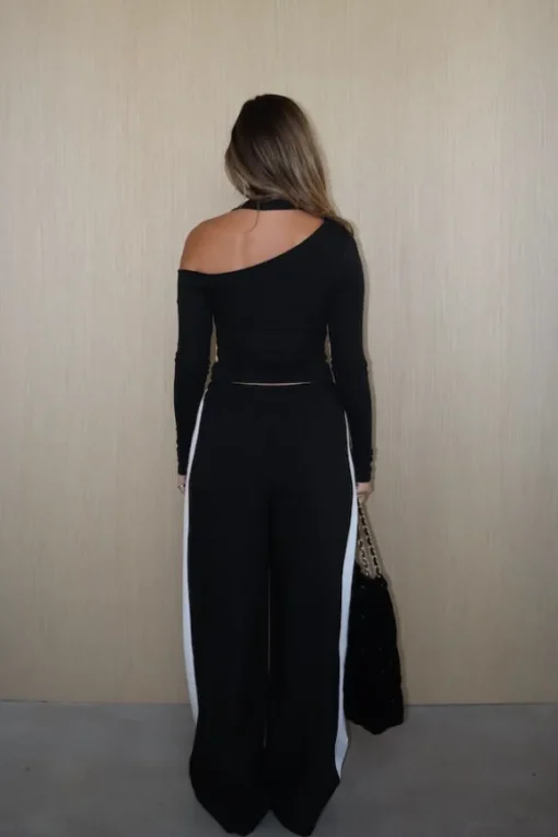 Issy Long Sleeve Top Black