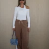 Issy Long Sleeve Top White