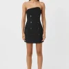 Izola Tailored Mini Dress Black