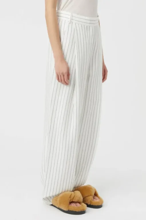 Jagger Trouser White Pinstripe