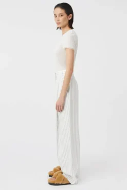 Jagger Trouser White Pinstripe