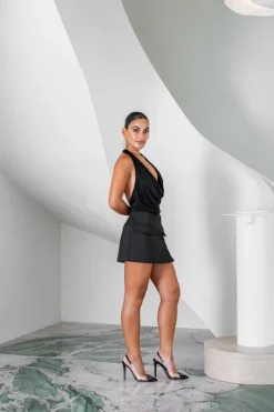 Jasper Mini Skirt Black