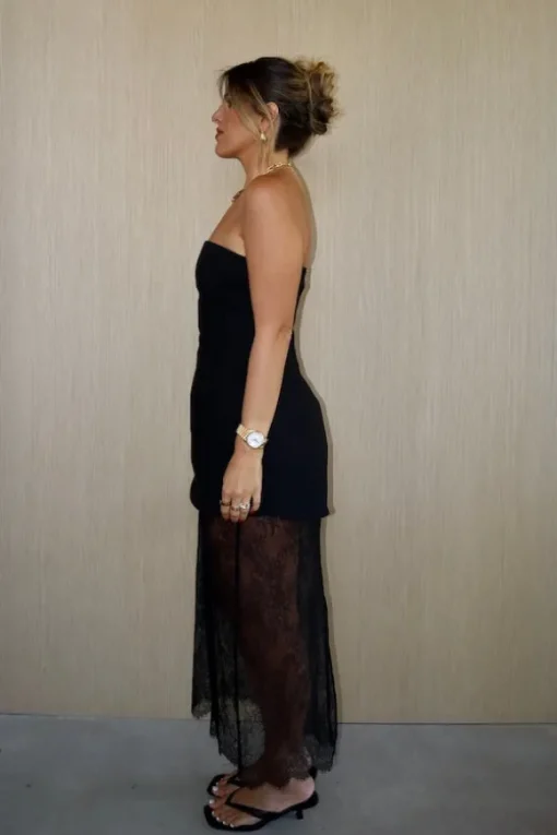 Jordi Lace Skirt Black