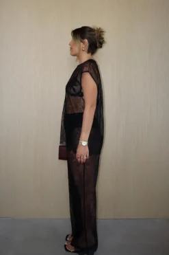 Jordi Lace Top Black