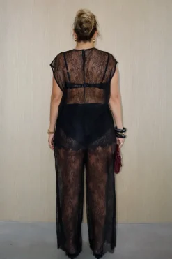 Jordi Lace Top Black