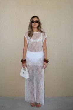 Jordi Lace Top White
