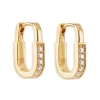 18k Gold Vermeil Connection Hoops