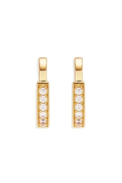 18k Gold Vermeil Connection Hoops