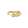 18k Gold Vermeil Gold Connect Deeply Ring