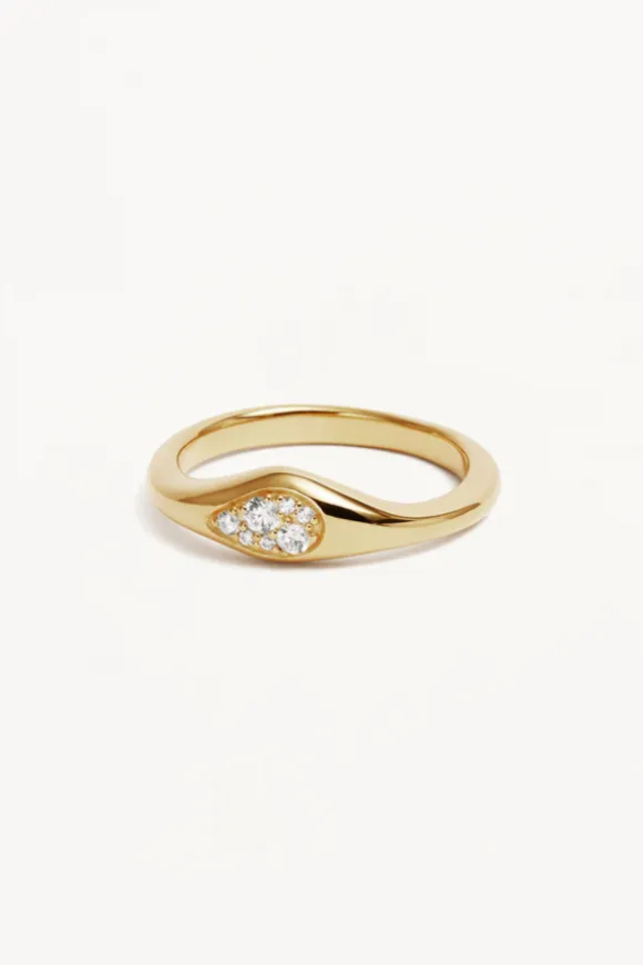 18k Gold Vermeil Gold Ocean Mist Ring