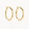 18k Gold Vermeil Lover Hoops