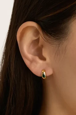 18k Gold Vermeil Magnetic Hoops